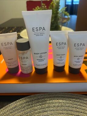 ESPA Bergamot & Jasmine White Body Wash and Lotion Set
